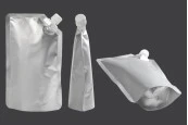 Алуминиева Doy Pack 500 ml със странична бяла капачка - 50 бр Алуминиева Doy Pack 500 ml със странична бяла капачка - 50 бр