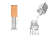 Пластмасова акрилка опаковка 4 мл  за балсам за устни- с капачка и цедка-изображение_продукт