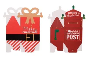 Коледна кутия - подаръчна  105х75х175 мм - 25 бр-изображение_група