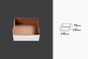 Хартиена кутия с размери 145x145x50 мм-2