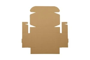 Опаковъчна кутия от крафт хартия с размери   220x160x70 mm   - 20 бр./опаковка-5