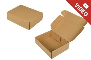 Хартиена крафт кутия с размери 240x180x70 mm- 20 бр.-1