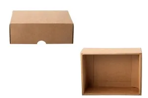 Кутия за съхранение от крафт хартия с размери 170x130x60 mm-3