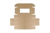 Кутия за съхранение от крафт хартия с размери 240x130x60 mm Кутия за съхранение от крафт хартия с размери 240x130x60 mm