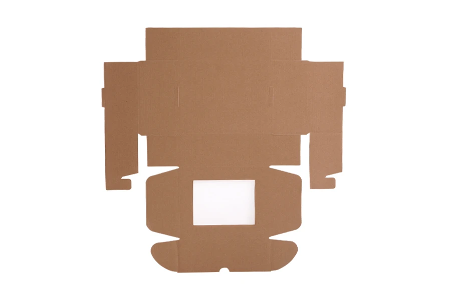 Крафт кутия с прозорец с размери 170x130x60 mm Крафт кутия с прозорец с размери 170x130x60 mm-изображение_група