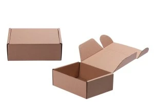 Кутия от крафт хартия без прозорец с размери  200x145x70 mm - 20 бр.-2
