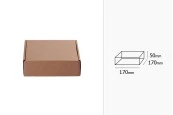 Крафт опаковъчна кутия без прозорец 170x170x50 mm - 20pcs