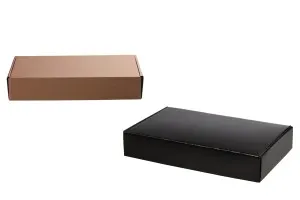 Kraft опаковъчна кутия без прозорец 400x250x70 mm - 20 бр-1