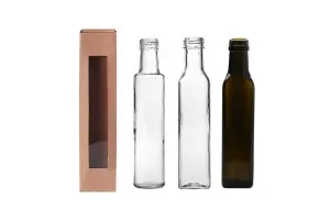 Хартиена крафт кутия с прозорец с размери 55x55x250 mm - 20 бр.-7
