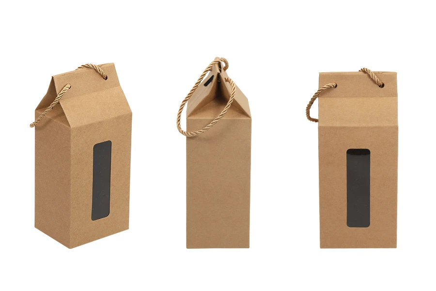 Крафт кутия тип чанта с размери100x80x230 - 20 бр Крафт кутия тип чанта с размери100x80x230 - 20 бр-изображение_група