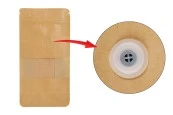 Крафт торбичка тип Doy Pack 100x60x200 mm, с цип, клапа, прозорец, вътрешна и външна прозрачна облицовка и възможност за термозаваряване - 25 бр. Крафт торбичка тип Doy Pack 100x60x200 mm, с цип, клапа, прозорец, вътрешна и външна прозрачна облицовка и възможност за термозаваряване - 25 бр.