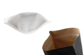 Крафт опаковка тип DOY PACK с размери 160x40x220 mm, с "цип" и с възможност за термозапечатване - 100 бр.