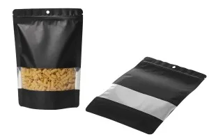 Алуминиеви торбички тип Дой Пак с размер 180x40x260 mm, с цип затваряне и възможност за термозапечатване - 100 бр./пакет-5