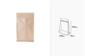 Опаковка тип DOY PACK с "цип" затваряне и алуминиева вътрешна облицовка и възможност за термозапечатване140x70x240 mm - 50 бр. Опаковка тип DOY PACK с "цип" затваряне и алуминиева вътрешна облицовка и възможност за термозапечатване140x70x240 mm - 50 бр.