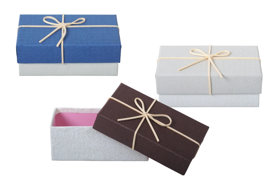 Подаръчна кутия  150x90x55 mm с панделка  - 6 бр.-изображение_размери