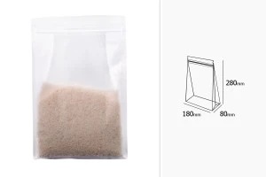 Опаковка прозрачна тип DOY PACK  с размери 180x80x280 мм - 50 бр-изображение_размери