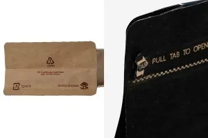 Doy Pack алуминиеви торбички с клапан, външна хартиена подплата от крафт, затваряне с термоуплътнение, отваряне с предпазна лента и използване на цип, идеално за кафе на прах 125x65x195 mm - 25 бр (НЕ МОЖЕ ДА СЕ ЗАПЕЧАТА РЪЧНО)-изображение_група