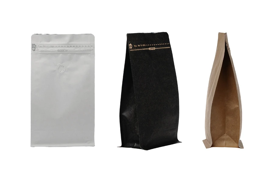 Tорбички тип Doy Pack  с вентил и с  "цип" затваряне  и  термнозапечатване с размери 135x80x225 mm- 25 бр (НЕ МОЖЕ ДА СЕ ЗАПЕЧАТА РЪЧНО).-изображение_размери