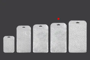 Торбичка с цип 130x230 mm,  от нетъкан текстил в гръб и с прозрачна предна част и Eurohole - 50 бр.-7