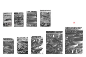 Опаковка тип  Doy Pack с размери 200x50x300 mm с цип затваряне, с предна прорзанча част и с алуминиева задна част - 100 бр.-3
