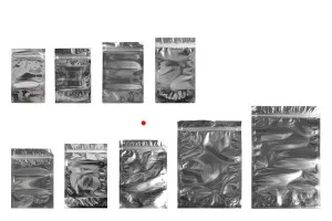Опаковка тип Doy Pack с размери 140 x 40 x 200 mm с цип затваряне, алуминиева задна част и прозрачна предна част - 100 бр.-3