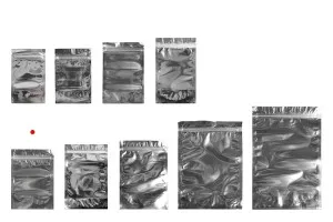 Опаковак Doy Pack с размери 120x40x170 mm с цип затваряне, алуминиева задна част и прозрачна предна част -100 бр.-3