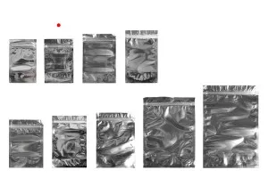 Опаковка тип Doy Pack с размери  90x30x140mm. с цип затваряне, с прозрачна предна част и с алуминиева задна част - 100 бр.-3