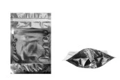 Опаковка тип Doy Pack с размер 160х40х240 мм с алуминиева задна страна, прозрачна предна част, с възможност за термозапечатване Опаковка тип Doy Pack с размер 160х40х240 мм с алуминиева задна страна, прозрачна предна част, с възможност за термозапечатване