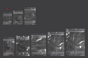 Прозрачна Doy Pack опаковка с размери  90x30x130 mm с цип - 100 бр.-4