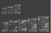 Прозрачна  Doy Pack опаковка с размери 100x30x150 mm с цип затваряне - 100 бр.