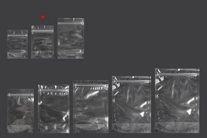 Прозрачна  Doy Pack опаковка с размери 100x30x150 mm с цип затваряне - 100 бр.-4