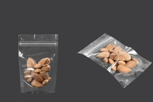 Прозрачна  Doy Pack опаковка с размери 100x30x150 mm с цип затваряне - 100 бр.-5