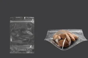 Прозрачна опаковка DOY PACK с размери 120х30х150 мм  с цип  - 100 бр.-1