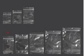 Прозрачна опаковка  Doy Pack 120x40x200 mm с цип  - 100 бр.