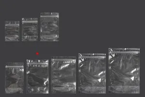 Прозрачна опаковка DOY PACK  с размери  140x40x220 mm с цип - 100 бр.-4
