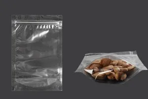 Прозрачна опаковак Doy Pack с размери  160x40x240 mm с цип - 100 бр.-1
