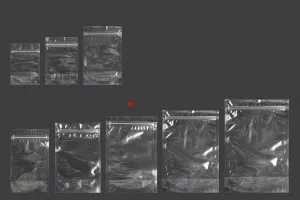 Прозрачна опаковак Doy Pack с размери  160x40x240 mm с цип - 100 бр.-4
