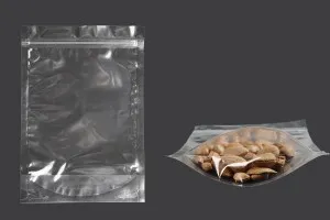 Прозрачни опаковки Doy Pack с размер 180x40x260 mm с цип  - 100 бр-1
