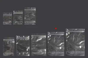 Прозрачни опаковки Doy Pack с размер 180x40x260 mm с цип  - 100 бр-4