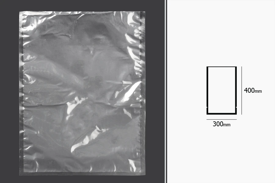 Прозрачни вакуумни торбички  300x400 mm - 100 бр. Прозрачни вакуумни торбички  300x400 mm - 100 бр.