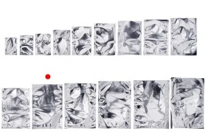 Алуминиеви торбички 160x240 мм без цип  с възможност за запечатване с термолепачка - 100 бр.-изображение_група