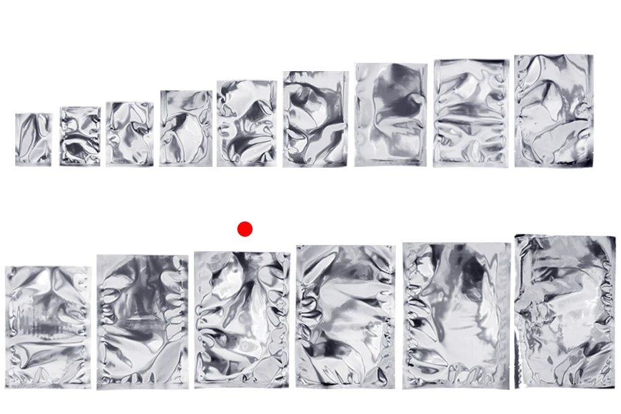 Алуминиеви торбички без цип с размер  180x260 мм с възможност за запечатване с термозаварка - 100 бр.-изображение_група