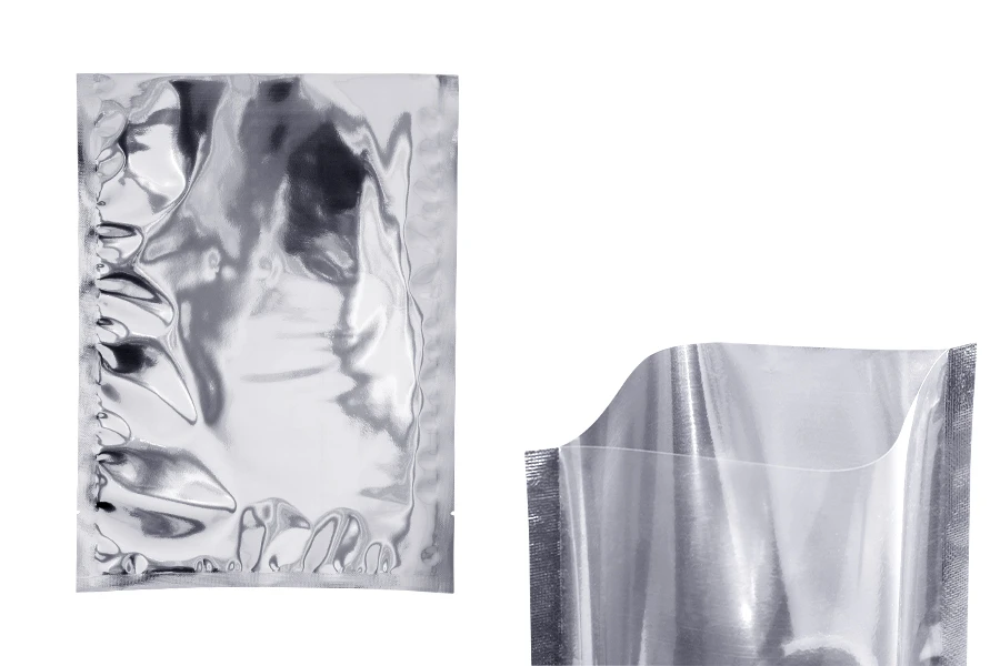 Алуминиеви торбички с размер 220x300 мм без цип с възможност за запечатване с термолепачка - 100 бр.-изображение_продукт