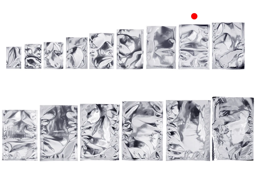 Алуминиеви торбички 120x170 мм с възможност за запечатване с термолепачка- 100 бр.-изображение_група