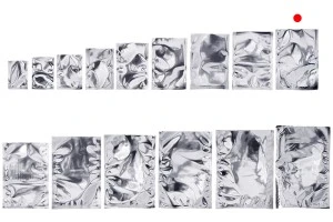  Алуминиеви торбички с размер 140x200 мм с възможност за запечатване с термолепачка - 100 бр.-изображение_група