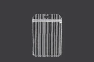 Пластмасови пликове  с цип 105x150 mm, прозрачна предна част с дупка Eurohole - 100 броя-1
