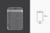 Пластмасови пликове с цип 105x150 mm, прозрачна предна част с дупка Eurohole - 100 броя Пластмасови пликове с цип 105x150 mm, прозрачна предна част с дупка Eurohole - 100 броя