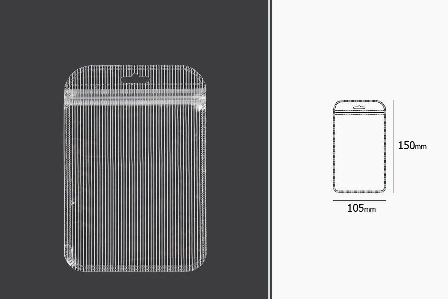 Пластмасови пликове с цип 105x150 mm, прозрачна предна част с дупка Eurohole - 100 броя Пластмасови пликове с цип 105x150 mm, прозрачна предна част с дупка Eurohole - 100 броя