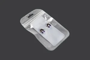 Пластмасови пликове  с цип 105x150 mm, прозрачна предна част с дупка Eurohole - 100 броя-3