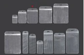 Пластмасови пликове с цип 105x150 mm, прозрачна предна част с дупка Eurohole - 100 броя Пластмасови пликове с цип 105x150 mm, прозрачна предна част с дупка Eurohole - 100 броя